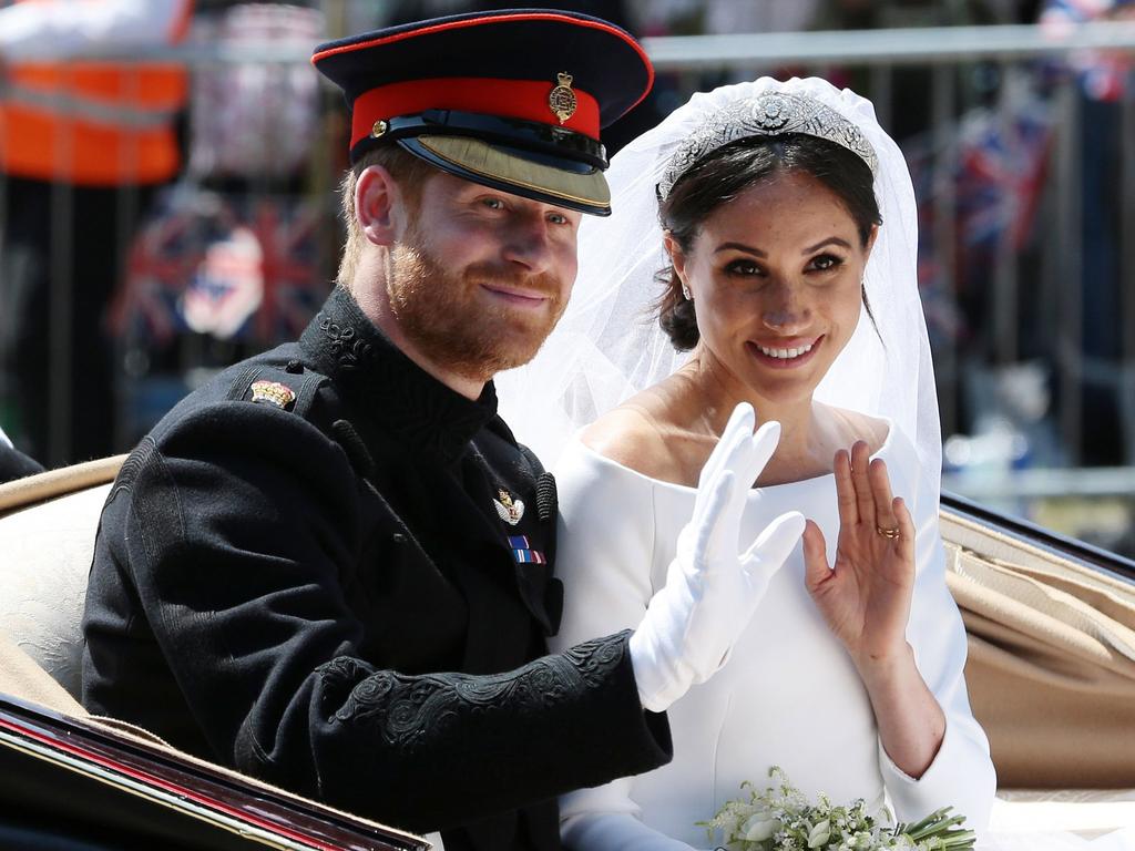 Prince Harry and Meghan married in May 2018. Picture: Aaron Chown – WPA Pool/Getty Images