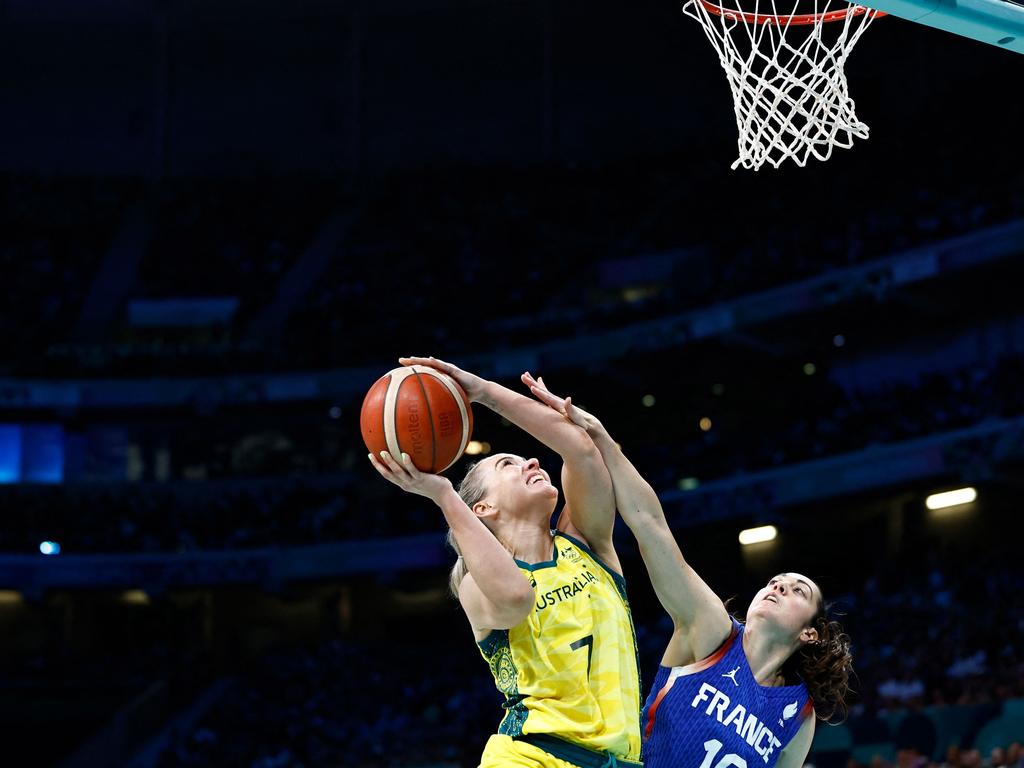 Tess Madgen was magnificent for Australia. Picture: AFP