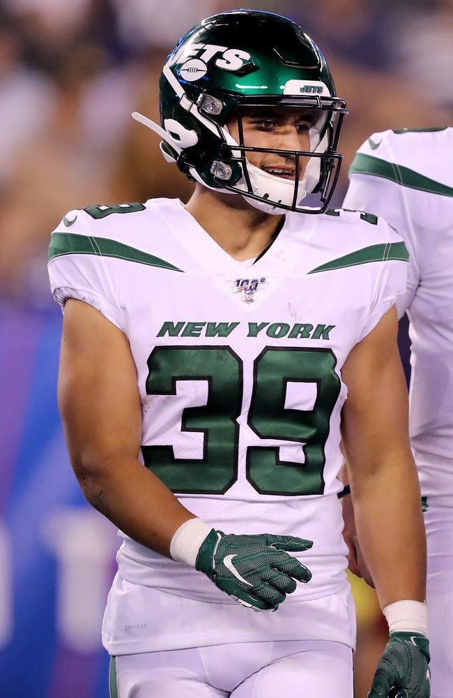 Valentine Holmes #39 played for the New York Jets in the NFL. Picture: Getty Images