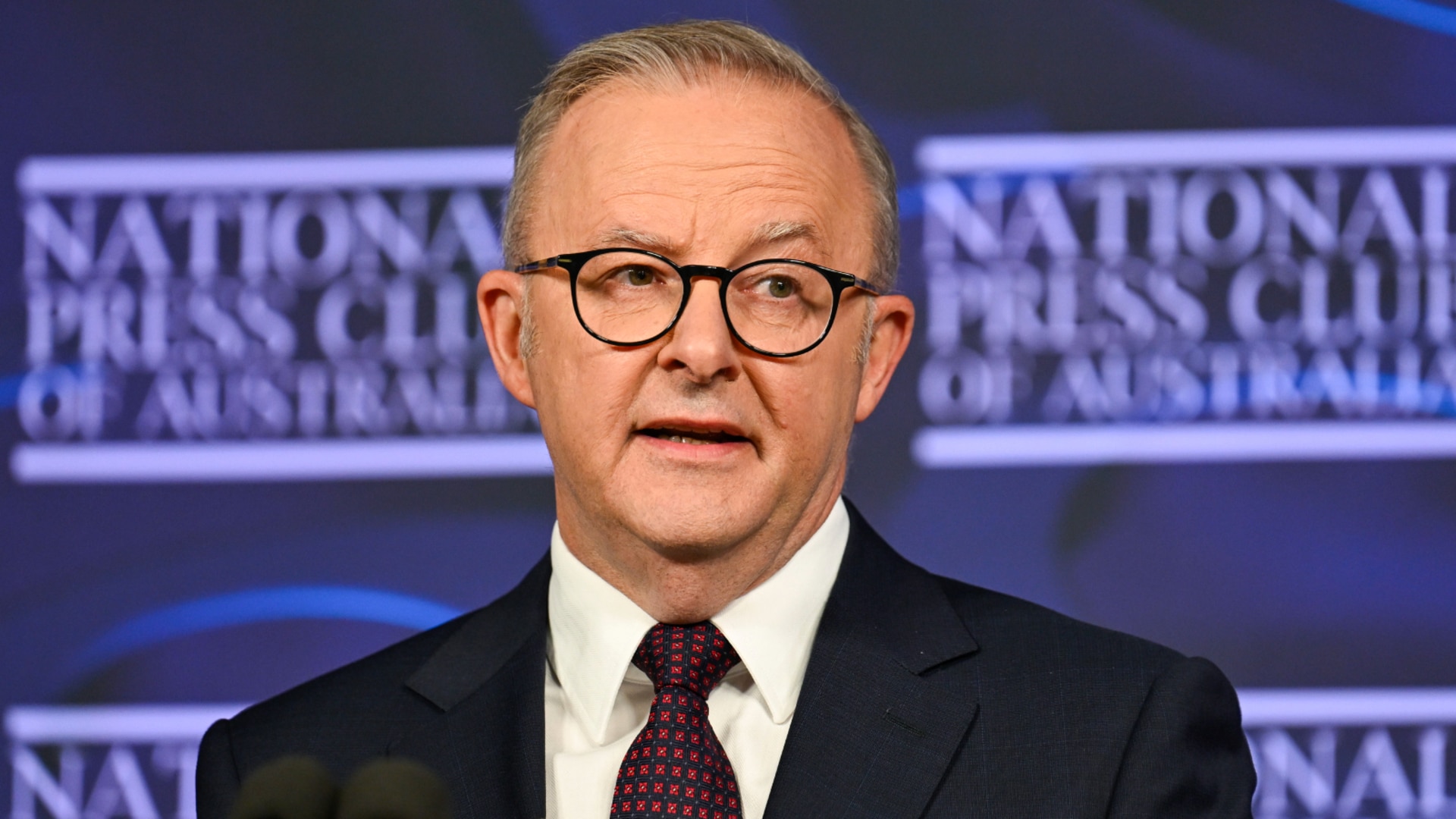 Prime Minister Anthony Albanese addresses National Press Club