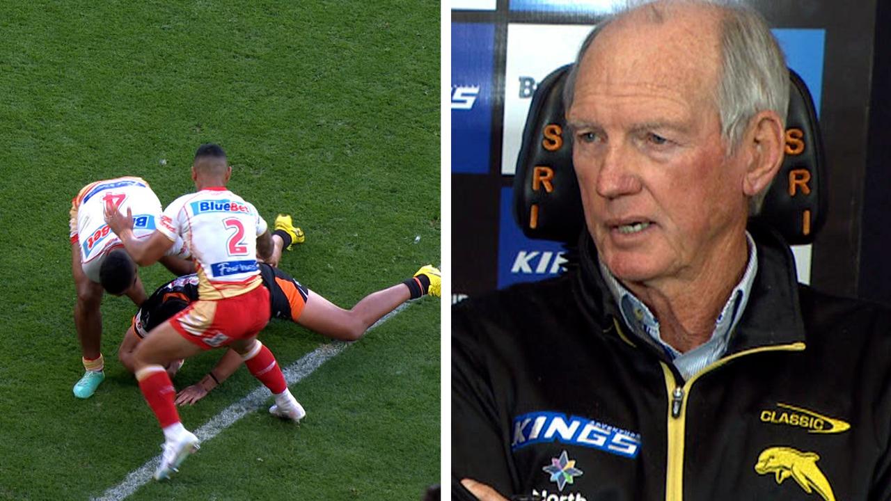 Wayne Bennett was left furious after the loss.