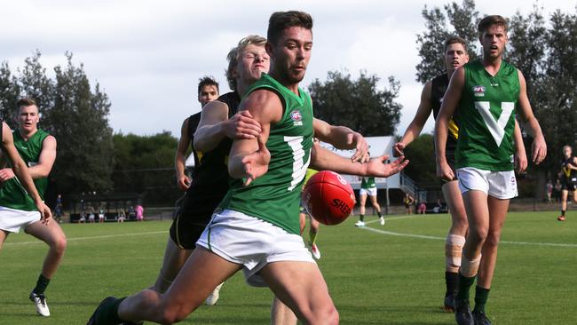 Kyle Dunkley is in the mix as the No.1 selection. Picture: AFL Photos