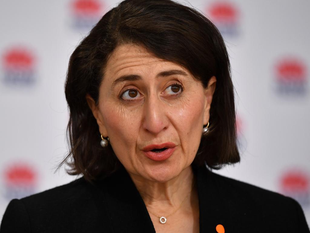 NSW Premier Gladys Berejiklian is expected to announce a four week lockdown extension. Picture: Joel Carrett-Pool/Getty Images