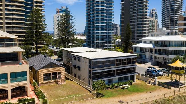 Robert Graham at RW Surfers Paradise is selling one of the last beach shacks on the Main Beach strip on January 28.