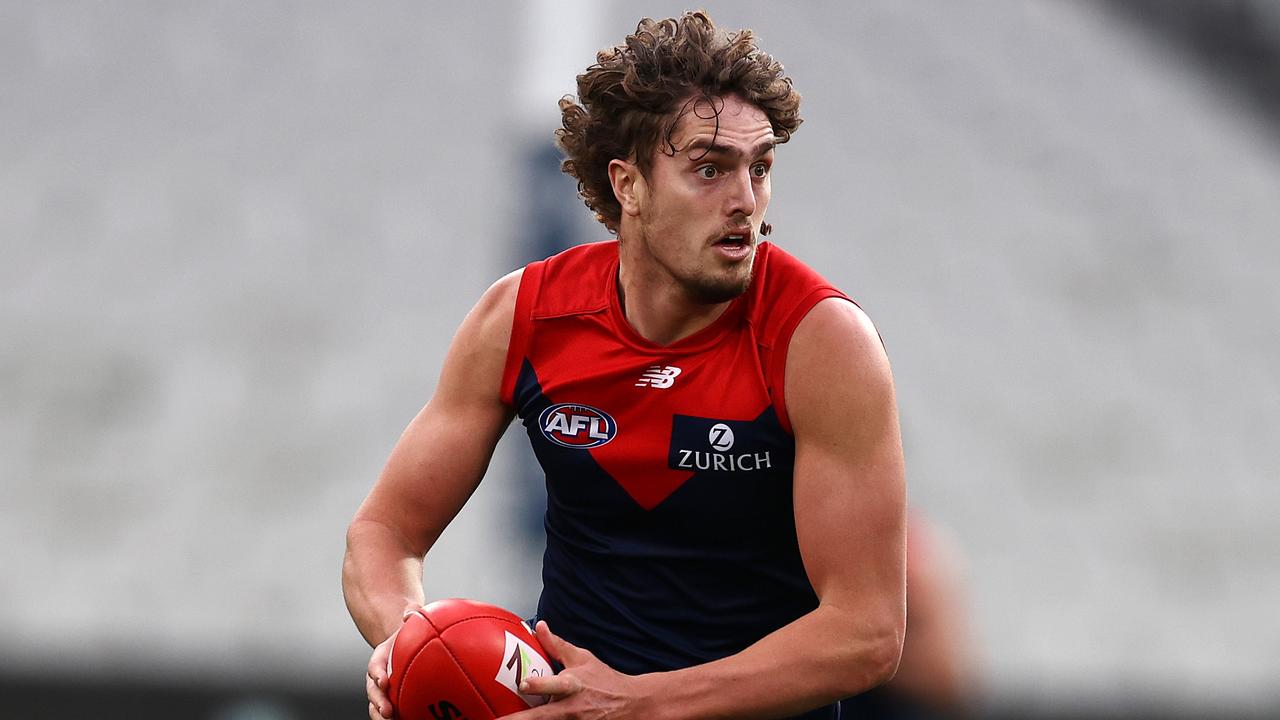 Luke Jackson of the Demons won the Rising Star award. Picture: Michael Klein