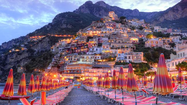 Beautiful Positano on the Amalfi coast, Italy.