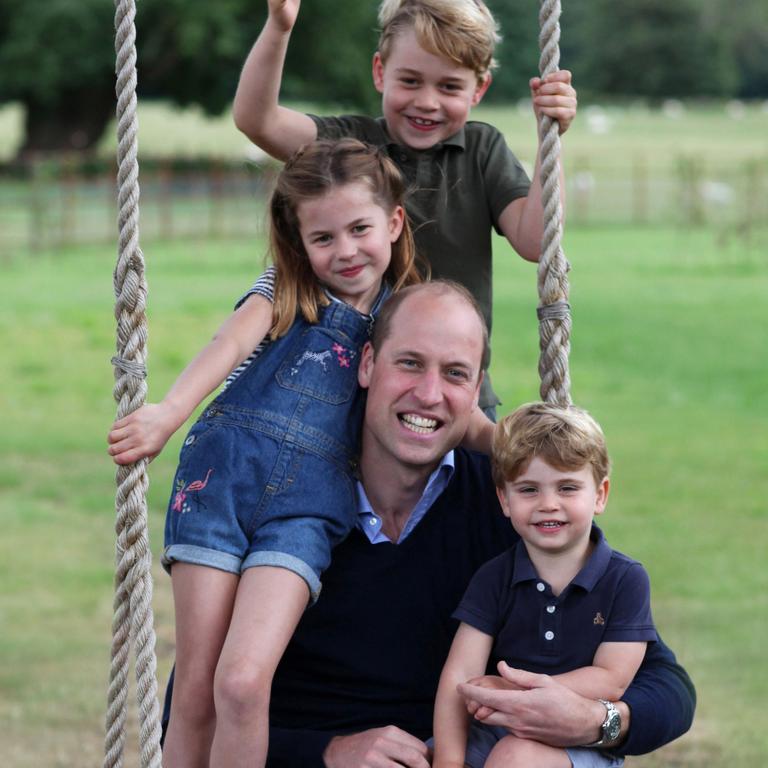 One of the regular pictures the family has released of their children, often taken by Kate herself. Picture: The Duchess of Cambridge