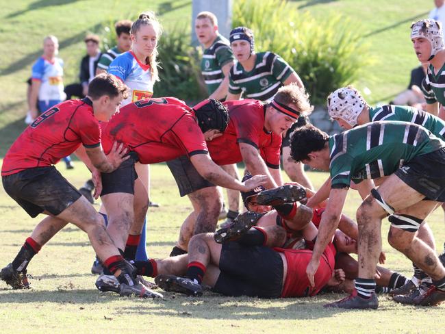 Terrace v BBC action from round 2: Photo: MJ Photography