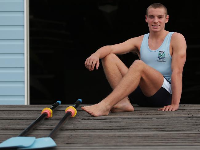 Pasha hopes to one day row for Australia at the Olympics. Picture: Daniel Aarons