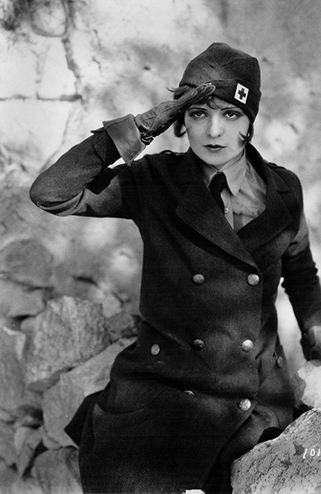 Actor Clara Bow in the 1927 film Wings. Picture: Supplied