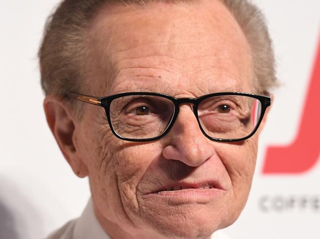 (FILES) In this file photo taken on September 21, 2016 Larry King attends the Friars Club Honors Martin Scorsese With Entertainment Icon Award at Cipriani Wall Street in New York City. - Veteran talk show host Larry King has been hospitalized with Covid-19, US media reported on January 2, 2021. (Photo by ANGELA WEISS / AFP)