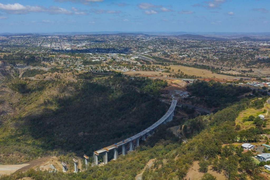 Nexus has released new photos of the Toowoomba Second Range Crossing. Picture: Above Photography PTY LTD