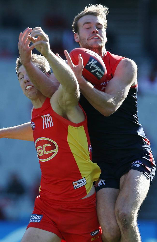 Jack Watts starred with three goals. Picture: Michael Klein