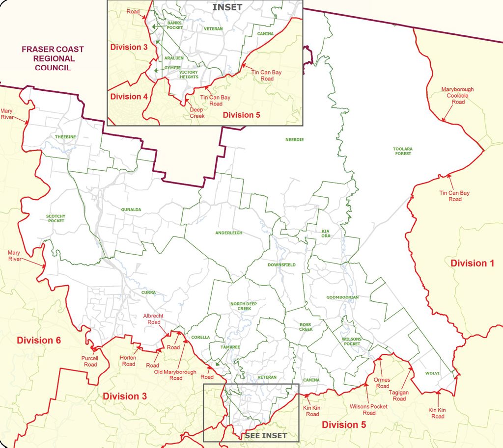 Council division boundaries | The Courier Mail