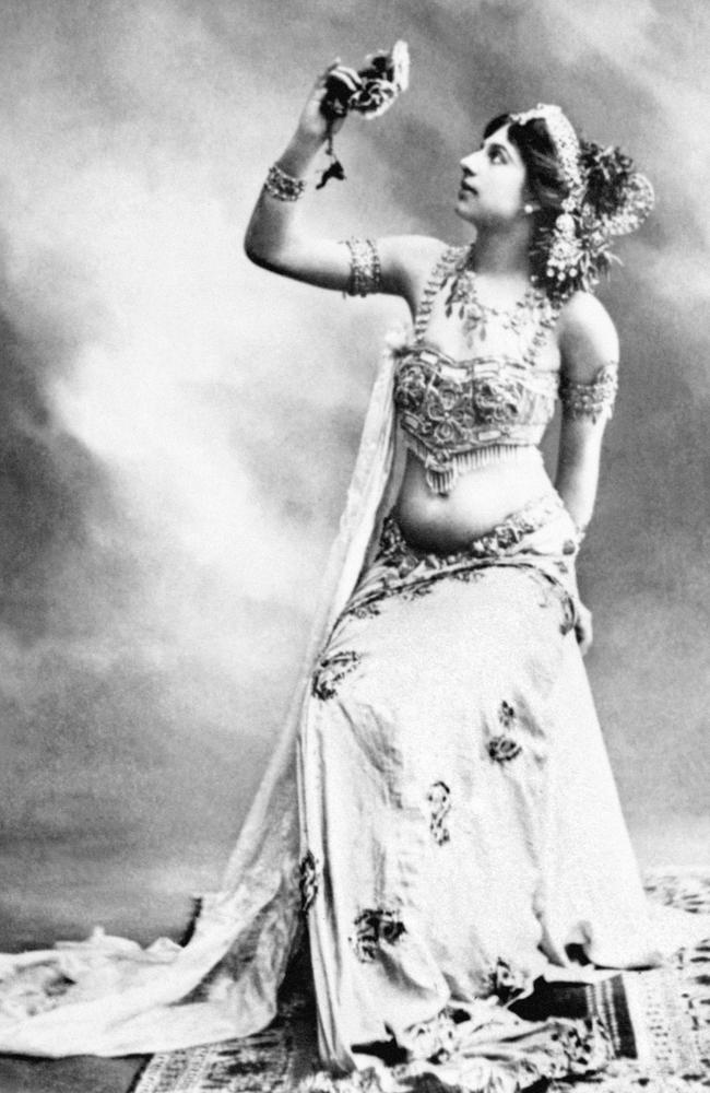 Mata Hari’s name endures today as that of the ultimate seductive spy. Picture: AFP