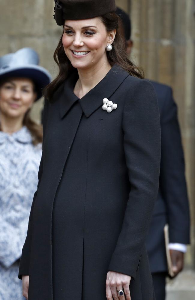 The Duchess of Cambridge will have the third royal baby at the same Lindo Wing where Princess Charlotte and Prince George were born. Picture: Tolga Akmen — WPA Pool/Getty Images