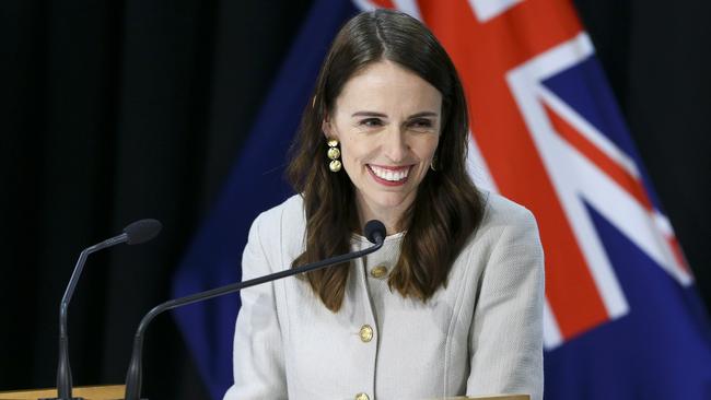 New Zealand Prime Minister Jacinda Ardern at Parliament in Wellington on Monday. Picture: Getty Images