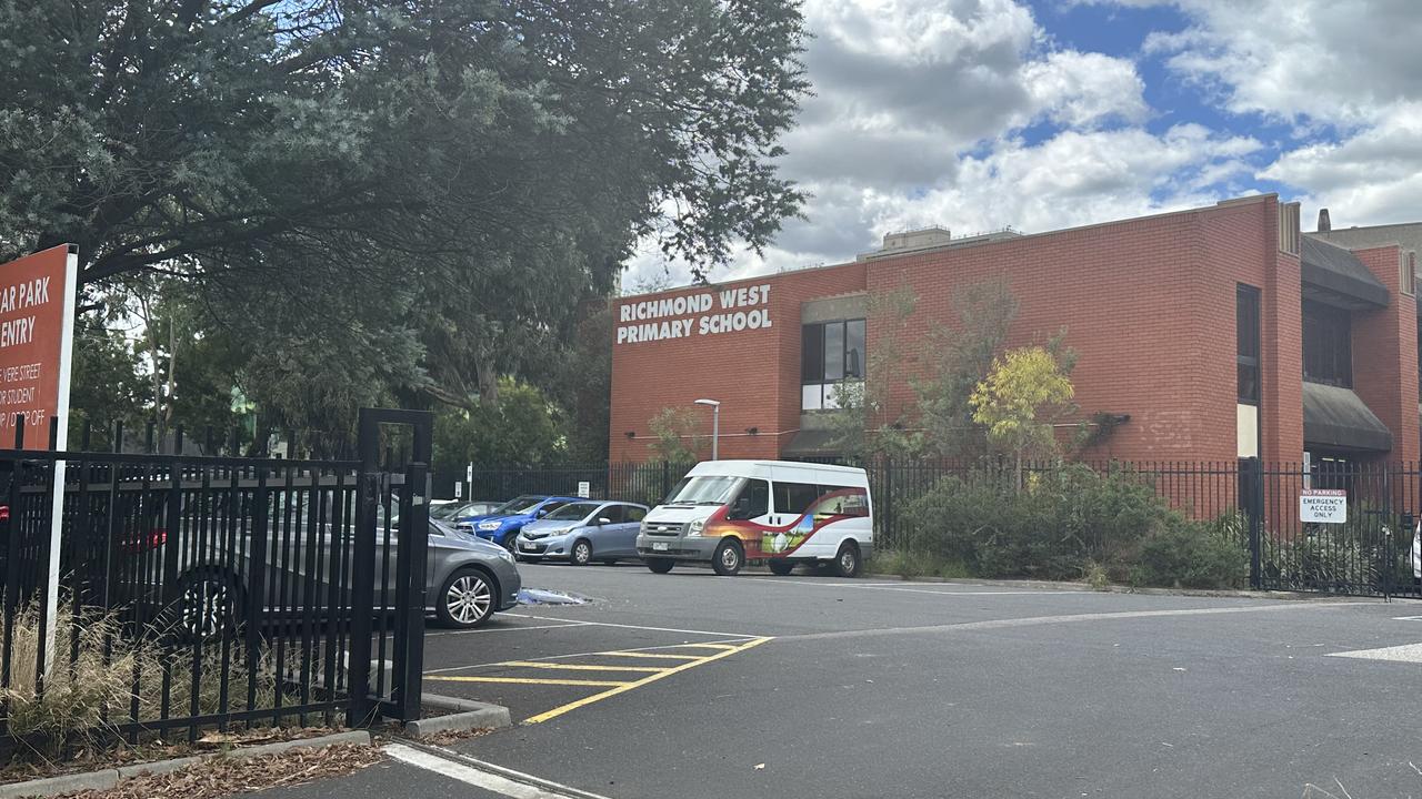 Richmond West Primary School is located right next to Melbourne's first medically supervised injecting room. Picture: news.com.au