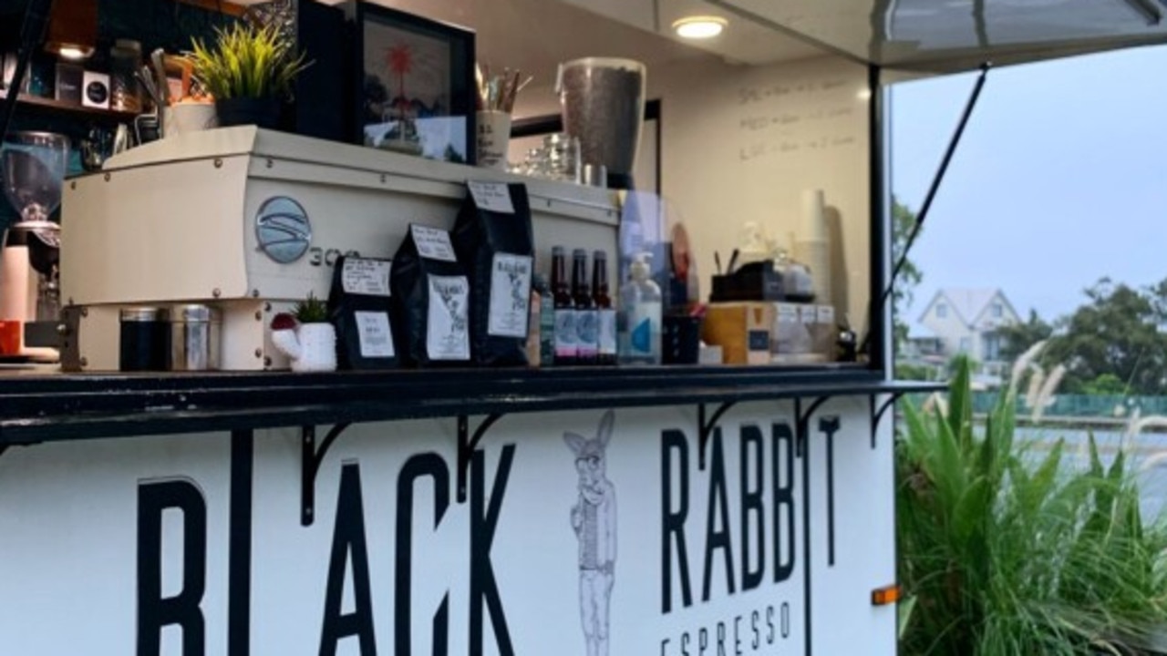 The Black Rabbit Espresso van in Red Hill.