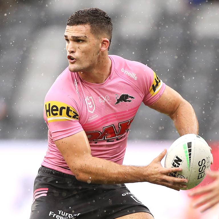 Nathan Cleary is a genuine captaincy contender with a positive matchup against the Sea Eagles. Picture: Mark Kolbe/Getty Images