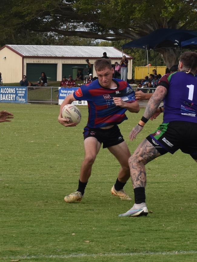 Open men's grand final between GH United and Coastal Balaz at the Mackay Indigenous Rugby League Carnival. Picture: Mitch Bourke.