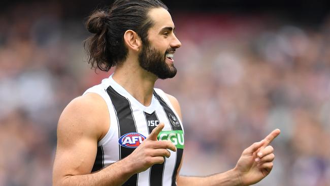 Brodie Grundy and the Magpies are a 78 per cent chance to make the top four.