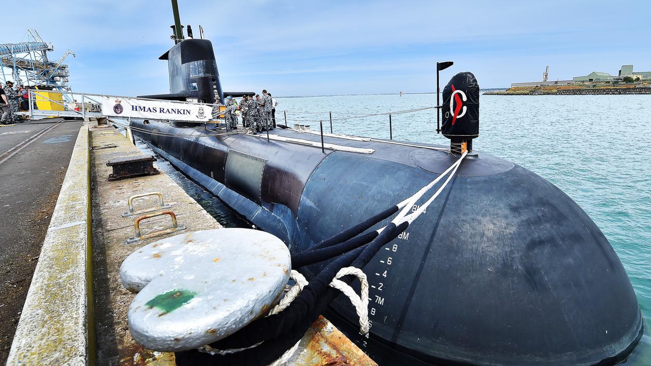 Collins Class submarine HMAS Rankin marooned by union strike threat ...