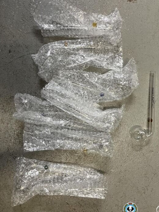 Drug paraphernalia was also found. Picture: SAPOL