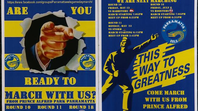 Eels fan are organising a march to the ground for their next home game — should it be a protest?