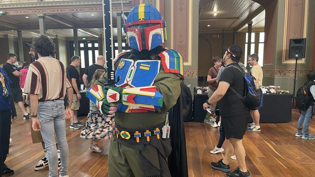 Star Wars fans have ascended at Melbourne's 2023 Brickvention LEGO convention. Photo: Himangi Singh.