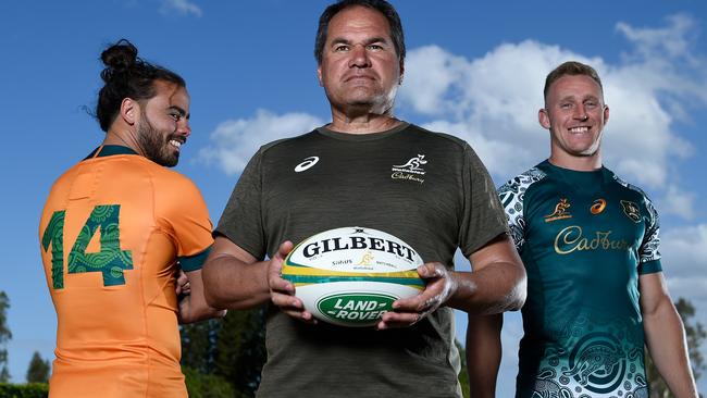 The Wallabies have added First Nations artwork to their jerseys. Picture: Getty Images