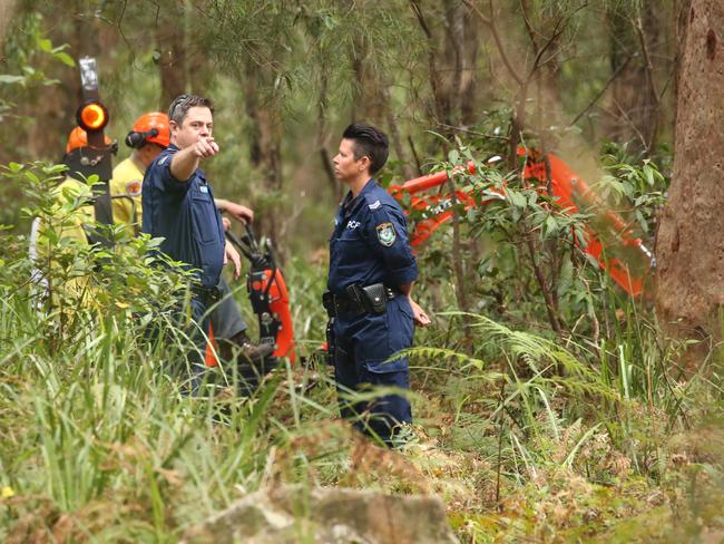 Police have this morning brought in a digger as the search continues for Leveson’s body. Picture: John Grainger