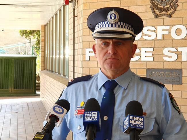 Chief Inspector John Zdrilic said investigations continue into the incident at Narara. Picture: Fiona Killman