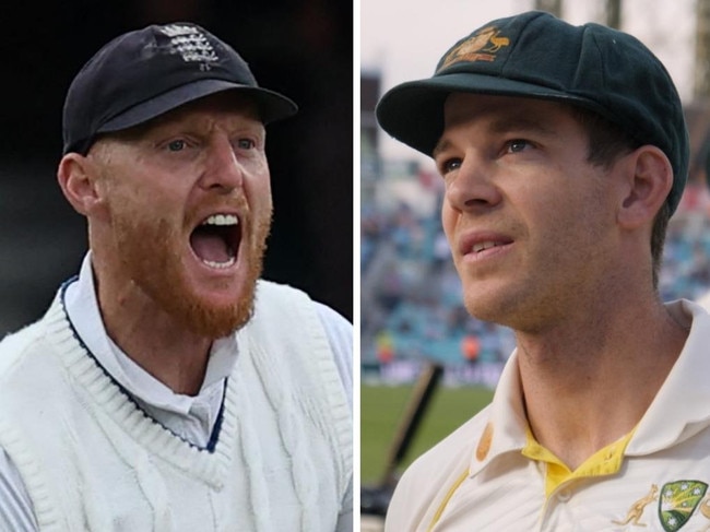 England Test captain Ben Stokes and former Australian Test captain Tim Paine