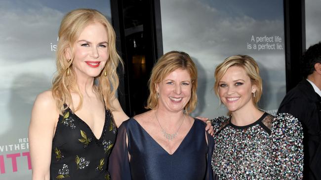 Nicole Kidman, Liane Moriarty and Reese Witherspoon. Picture: Supplied/Foxtel.