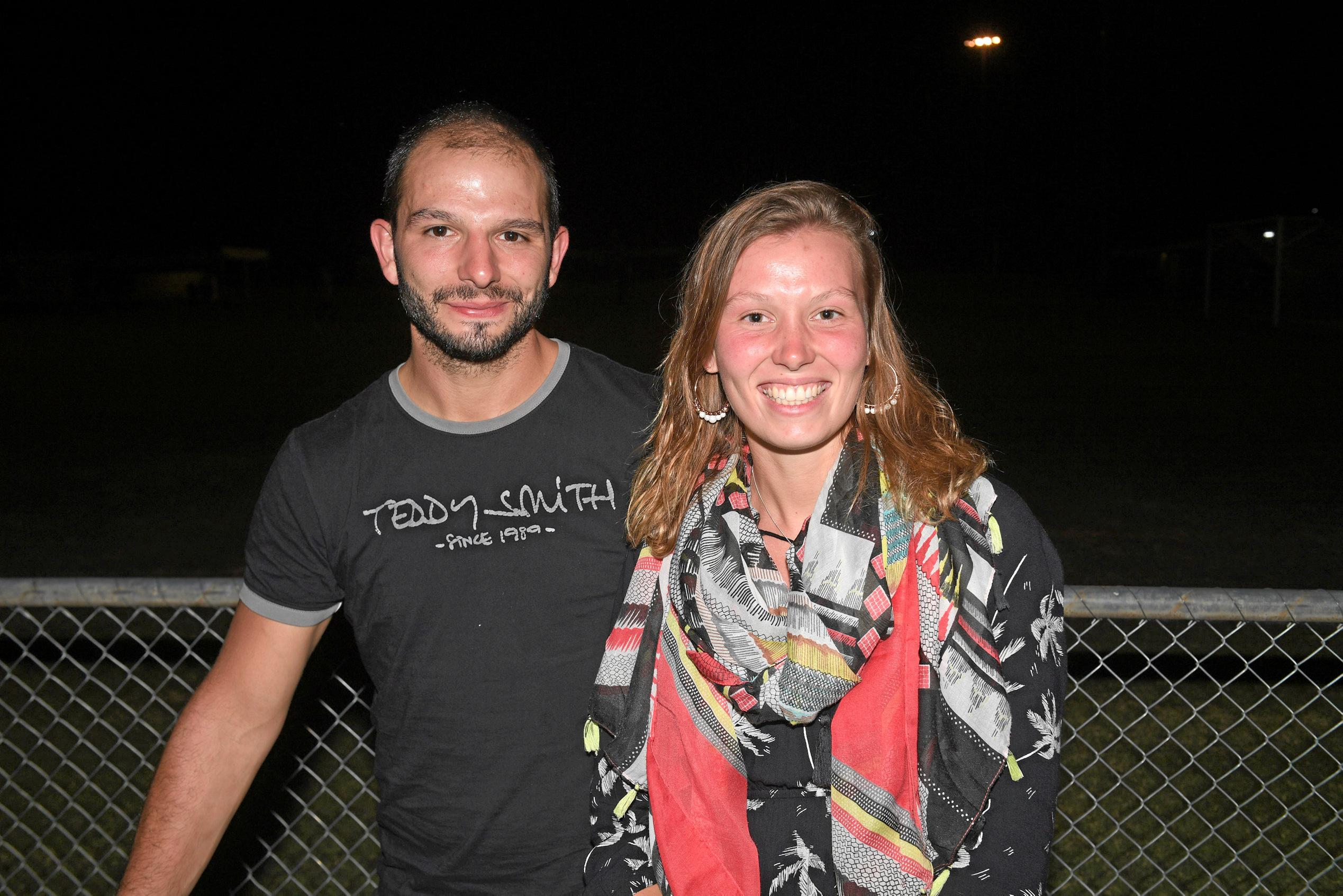 Anthony Oudot and Eva Julliere. Picture: Troy Jegers