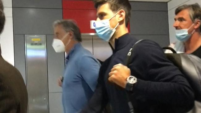 Serbia's Novak Djokovic was deported from Australia last year when he entered the country without being vaccinated or with a valid exemption.