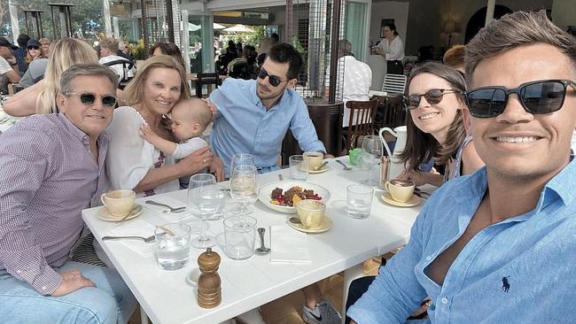 Jimmy Nicholson with his family last September. (Picture: Supplied)