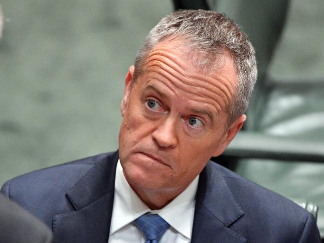 Leader of the Opposition Bill Shorten during Question Time in the House of Representatives at Parliament House in Canberra, Monday, June 25, 2018. (AAP Image/Mick Tsikas) NO ARCHIVING