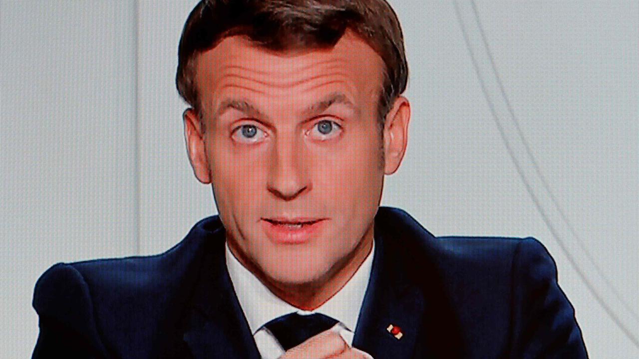 French President Emmanuel Macron announced the measures in a televised address to the nation. Picture: Ludovic Marin/AFP