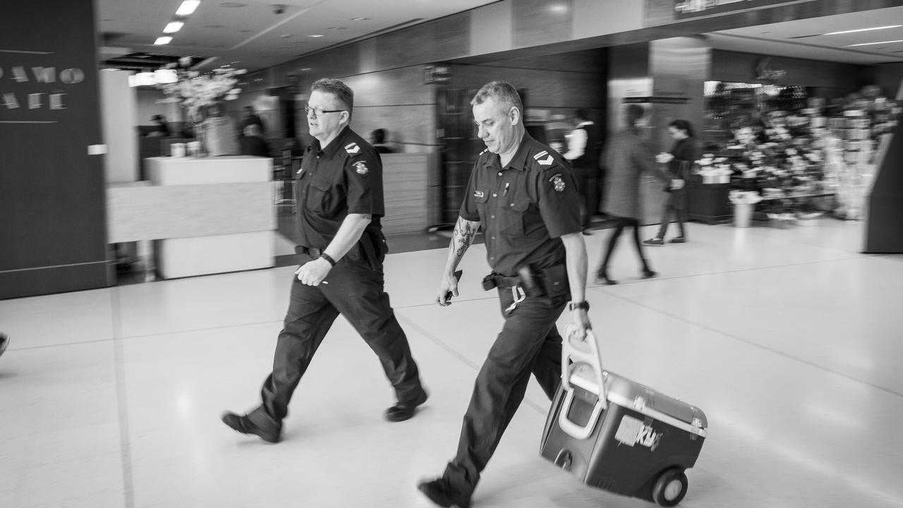 Organs have a limited lifespan outside the body, and sometimes police are required to escort the organ to the airport so it can be flown interstate for transplant. Picture: Andrew Chapman