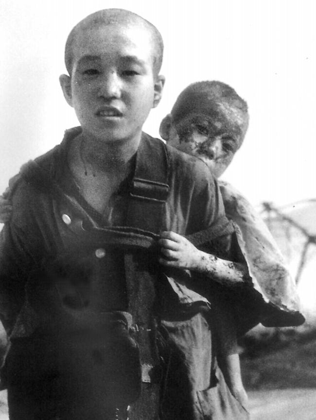 Photograph from the book Nagasaki Journey, which documented the effects of the atomic bomb on Nagasaki. Picture: Supplied