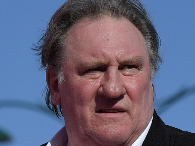 French actor Gerard Depardieu arrives for the screening of the restored version of the movie "Novecento - Atto Primo" by Bernardo Bertolucci, presented as part of Venice Classics selection at the 74th Venice Film Festival on September 5, 2017 at Venice Lido.  / AFP PHOTO / Tiziana FABI