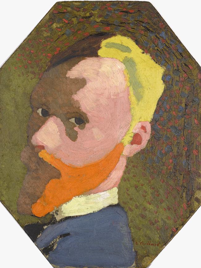 Autoportrait octagonal by Édouard Vuillard, supplied by NGV