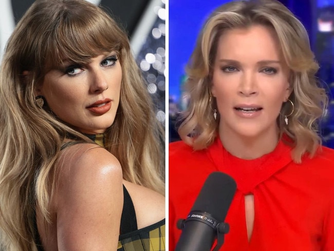 Musician Taylor Swift and radio host Megyn Kelly.