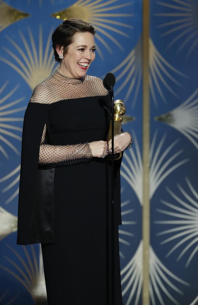 Olivia Colman was recognised for her role in The Favourite. Picture: Getty Images