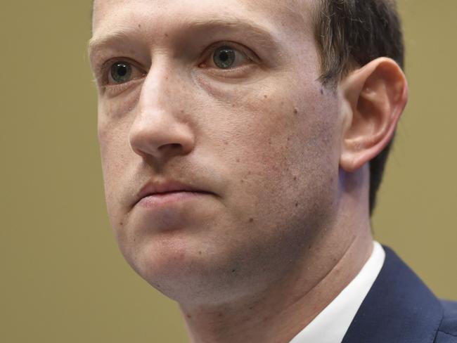 Mark Zuckerberg clashed with his questioners on his second day of grilling over users’ privacy. Picture: AFP Photo/Saul Loeb