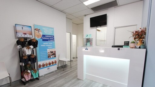 Inside Dr Al-Kathmi’s clinic.