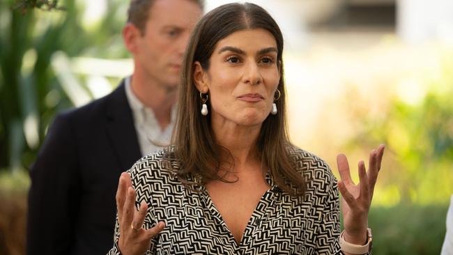 Liberal candidate Anna Finizio angrily hit out at the attacks. Picture: NCA NewsWire / Morgan Sette