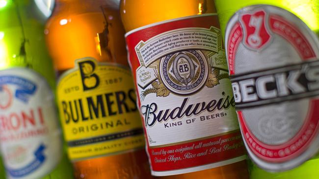 The Mulvaney campaign has led to a big shift in drinkers away from Bud Light toward rival brands. Picture: AFP.